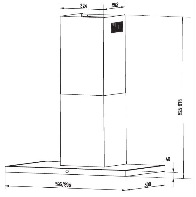 Campana FRANKE SPAR RECTA SOFT 90cm Touch Acero 1790-000