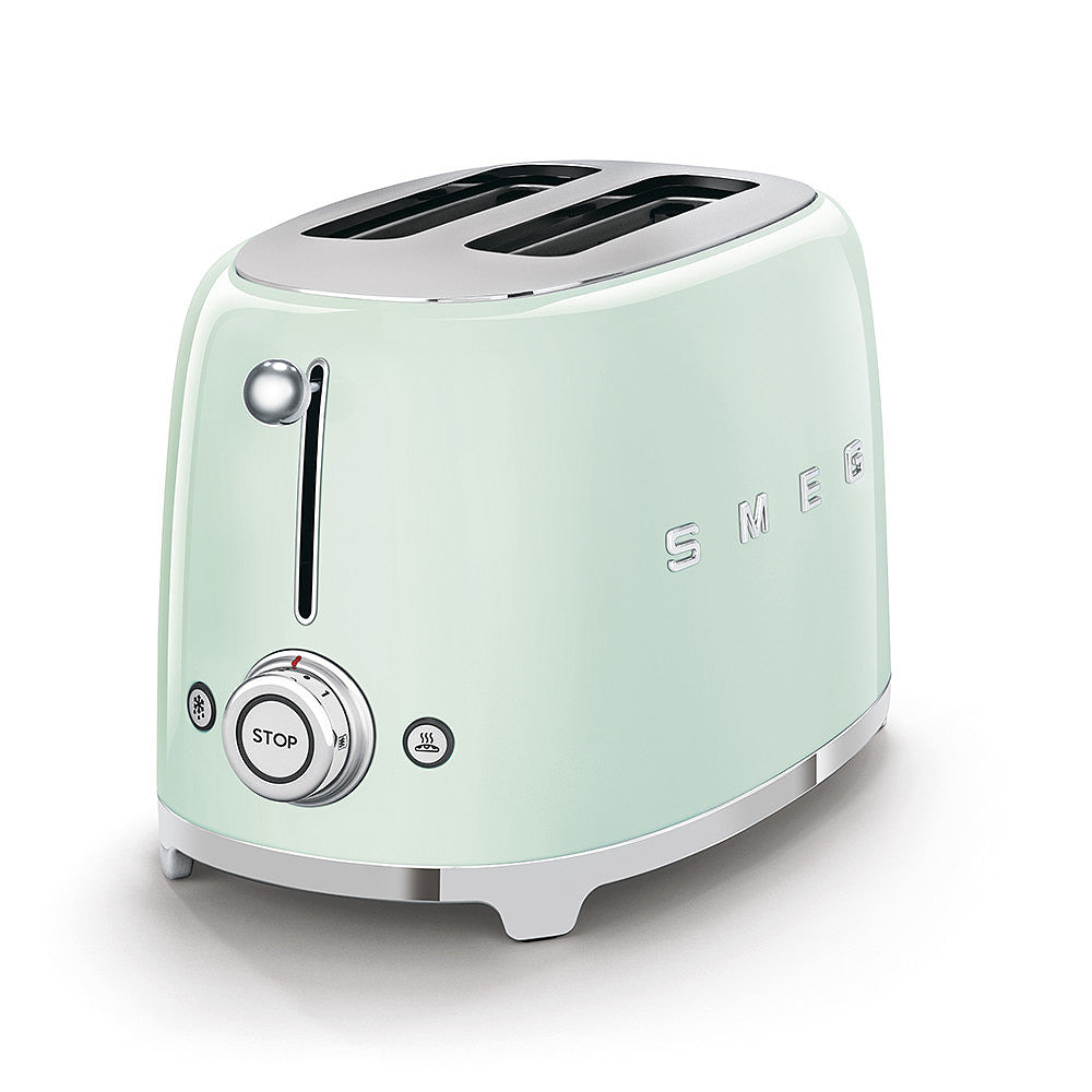 TOSTADORA SMEG 50'S RETRO STYLE 2R VERDE AGUA TSF01PGAR