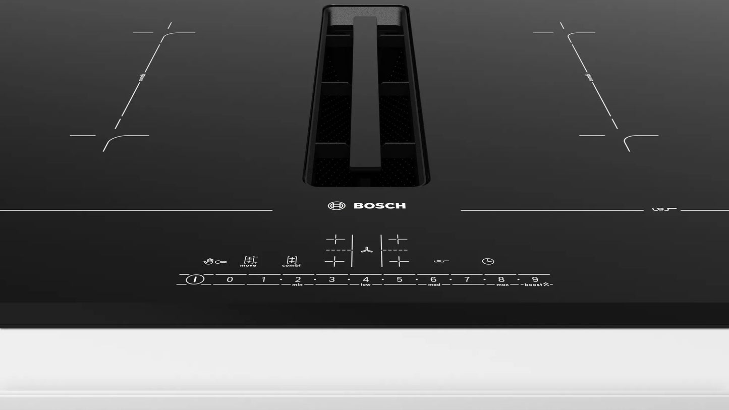 ANAFE BOSCH INDUCCION CON EXTRACTOR 70 CM PVQ731F25E