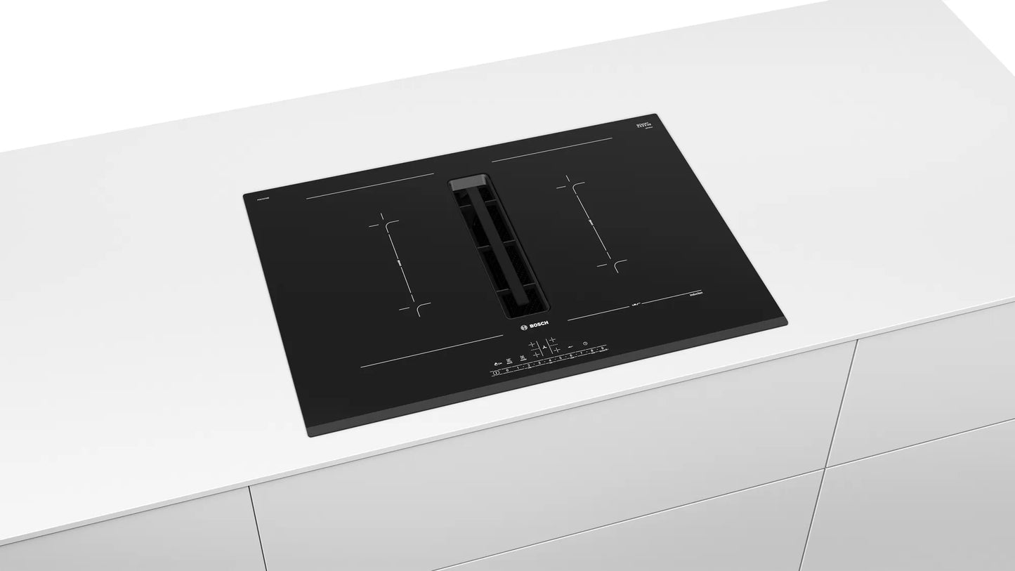 ANAFE BOSCH INDUCCION CON EXTRACTOR 70 CM PVQ731F25E
