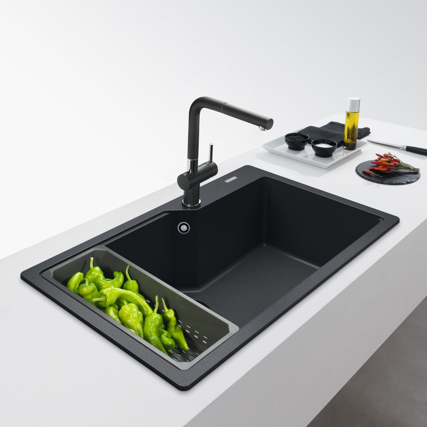 BACHA FRANKE URBAN FRAGRANITE NEGRO UBG-610-78