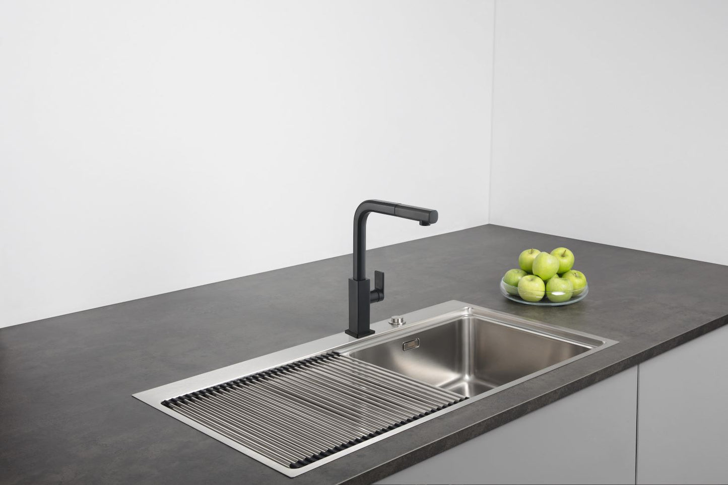 GRIFO FRANKE MYTHOS DOCCIA BLACK STEEL