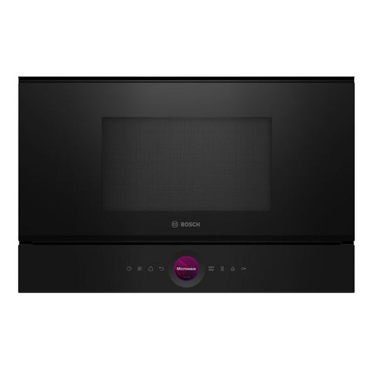 MICROONDAS BOSCH EMPOTRABLE 60 CM APERTURA IZQUIERDA SERIE 8 BLACK BEL7321B1