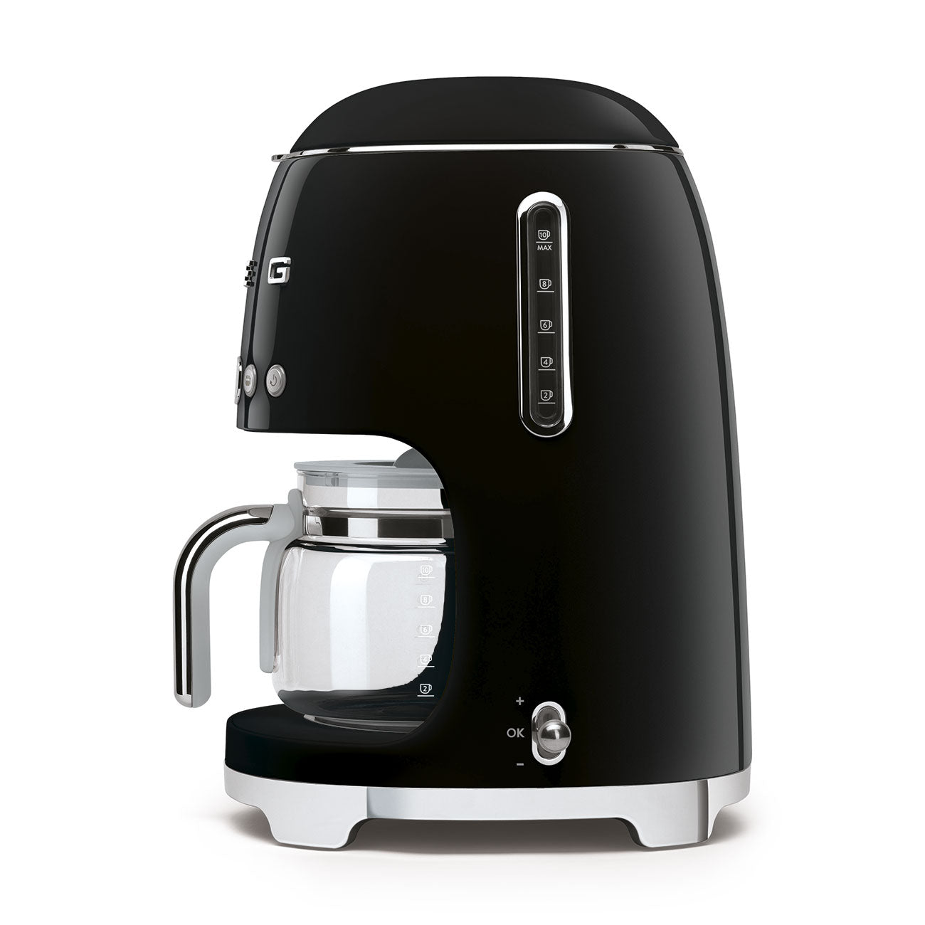 CAFETERA DE FILTRO SMEG 50'S RETRO STYLE NEGRA DCF02BLAR