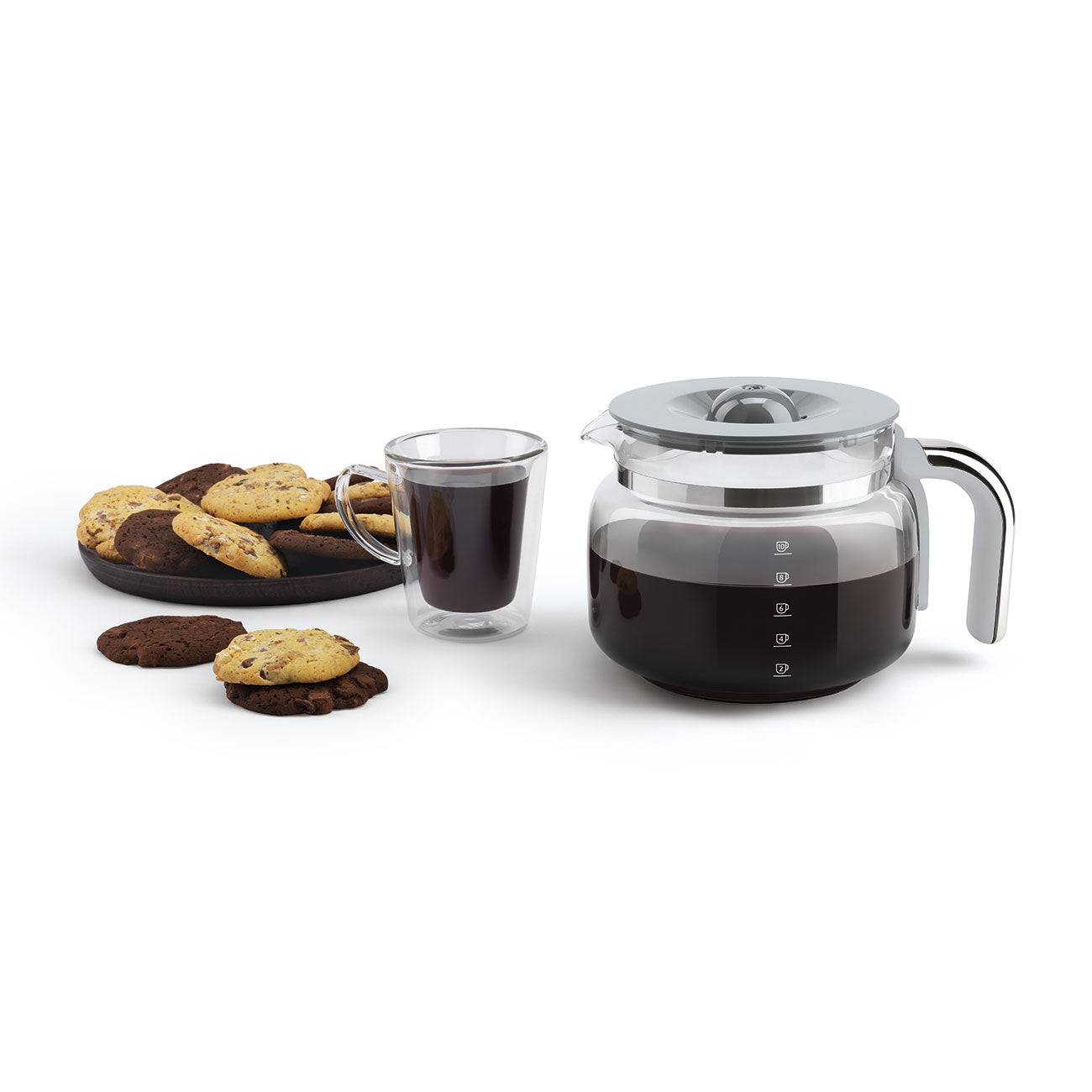 CAFETERA DE FILTRO SMEG 50'S RETRO STYLE CELESTE DCF02PBAR