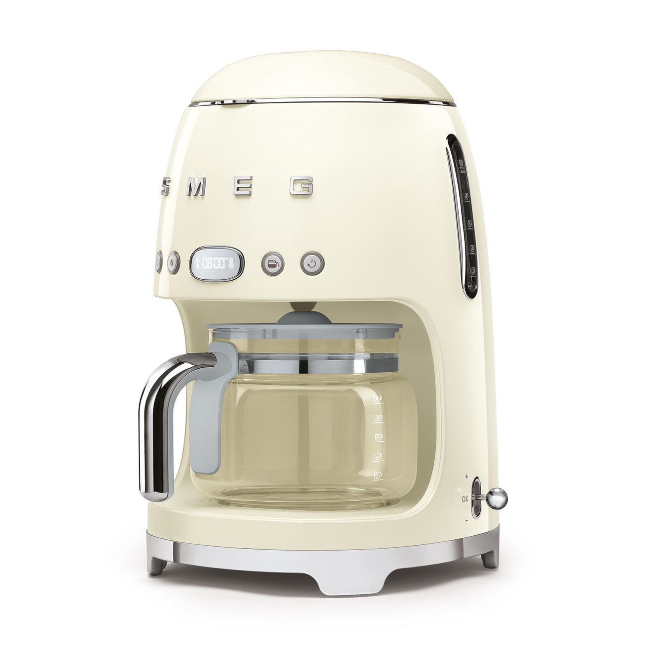 CAFETERA DE FILTRO SMEG 50'S RETRO STYLE CREMA DCF02CRAR