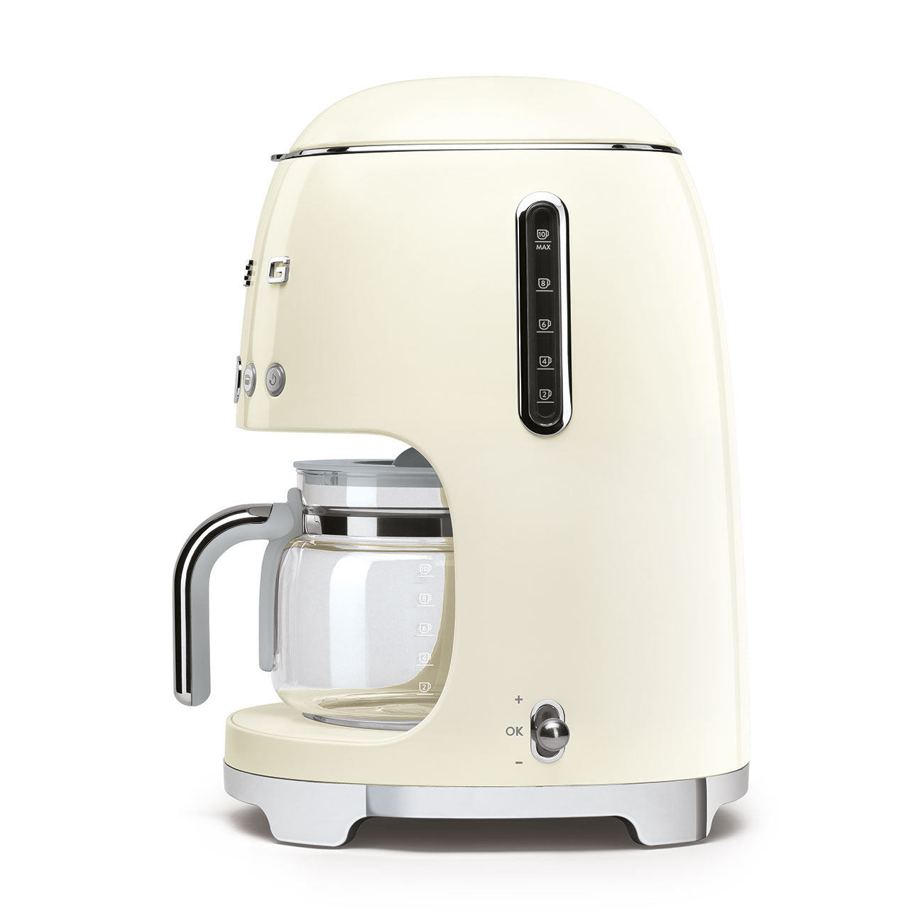 CAFETERA DE FILTRO SMEG 50'S RETRO STYLE CREMA DCF02CRAR