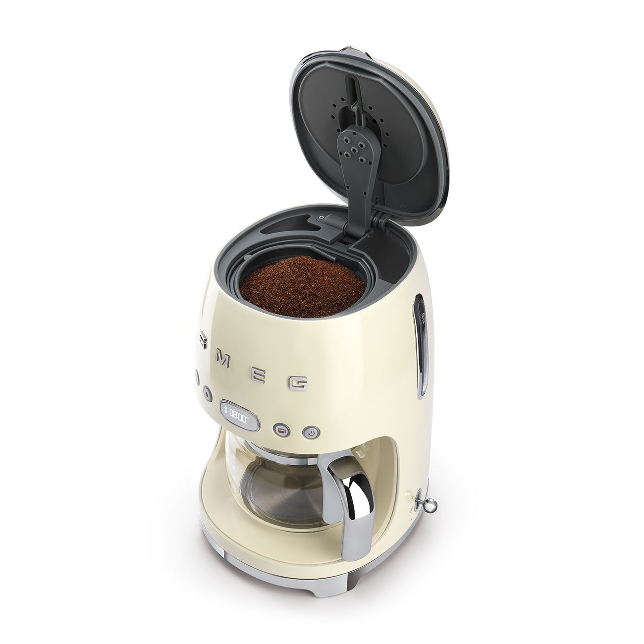 CAFETERA DE FILTRO SMEG 50'S RETRO STYLE CREMA DCF02CRAR