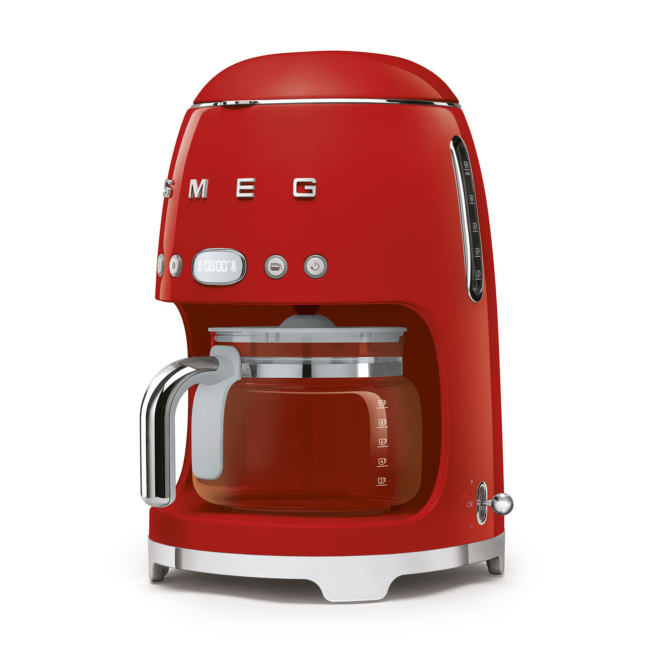 CAFETERA DE FILTRO SMEG 50'S RETRO STYLE ROJA DCF02RD