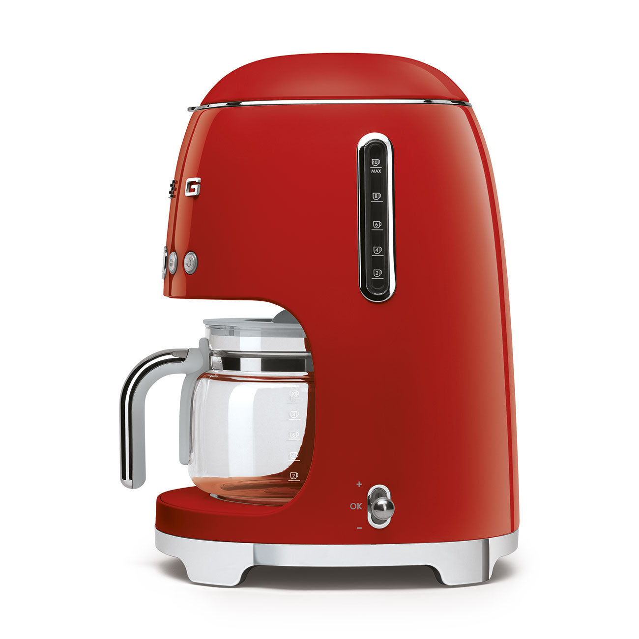 CAFETERA DE FILTRO SMEG 50'S RETRO STYLE ROJA DCF02RD