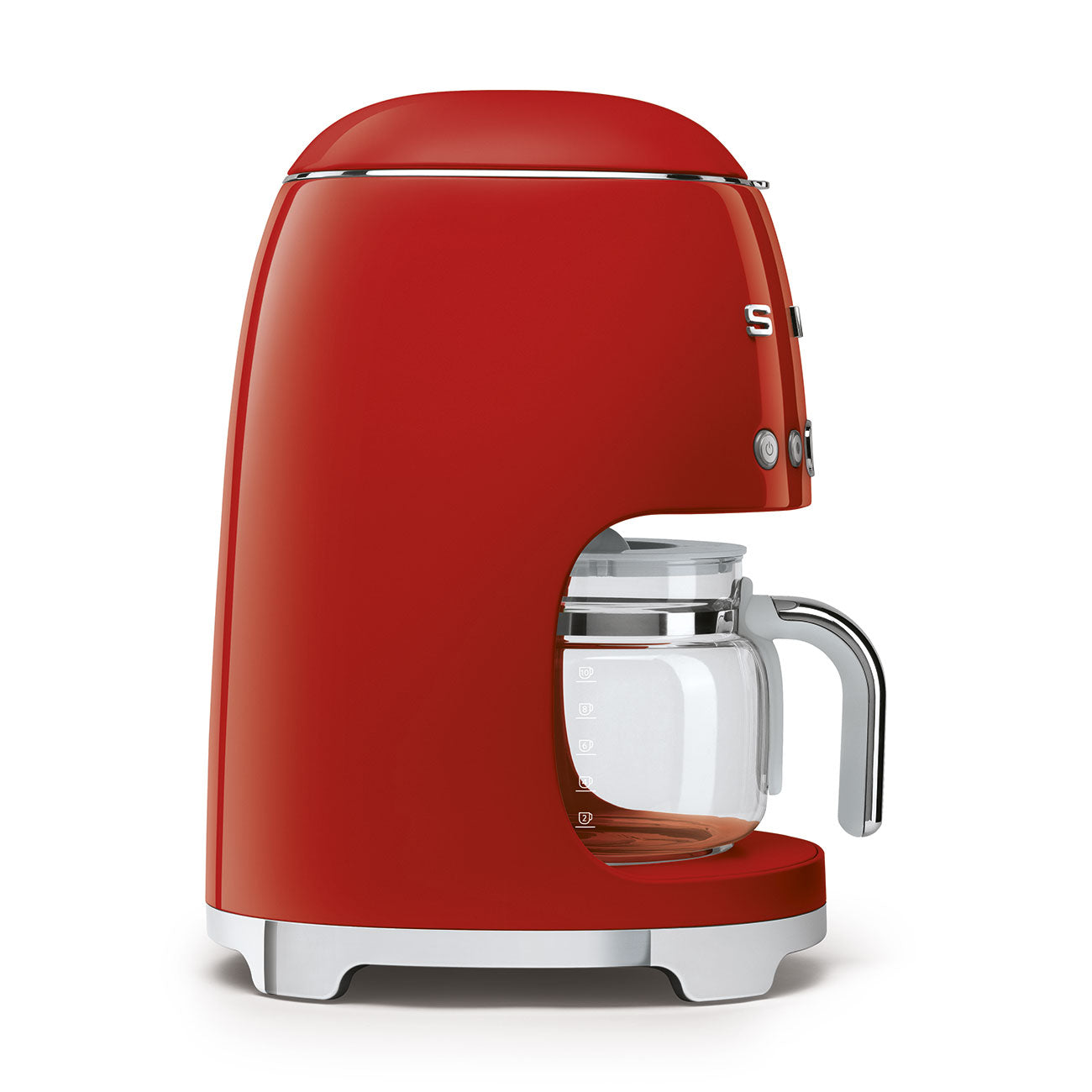 CAFETERA DE FILTRO SMEG 50'S RETRO STYLE ROJA DCF02RD