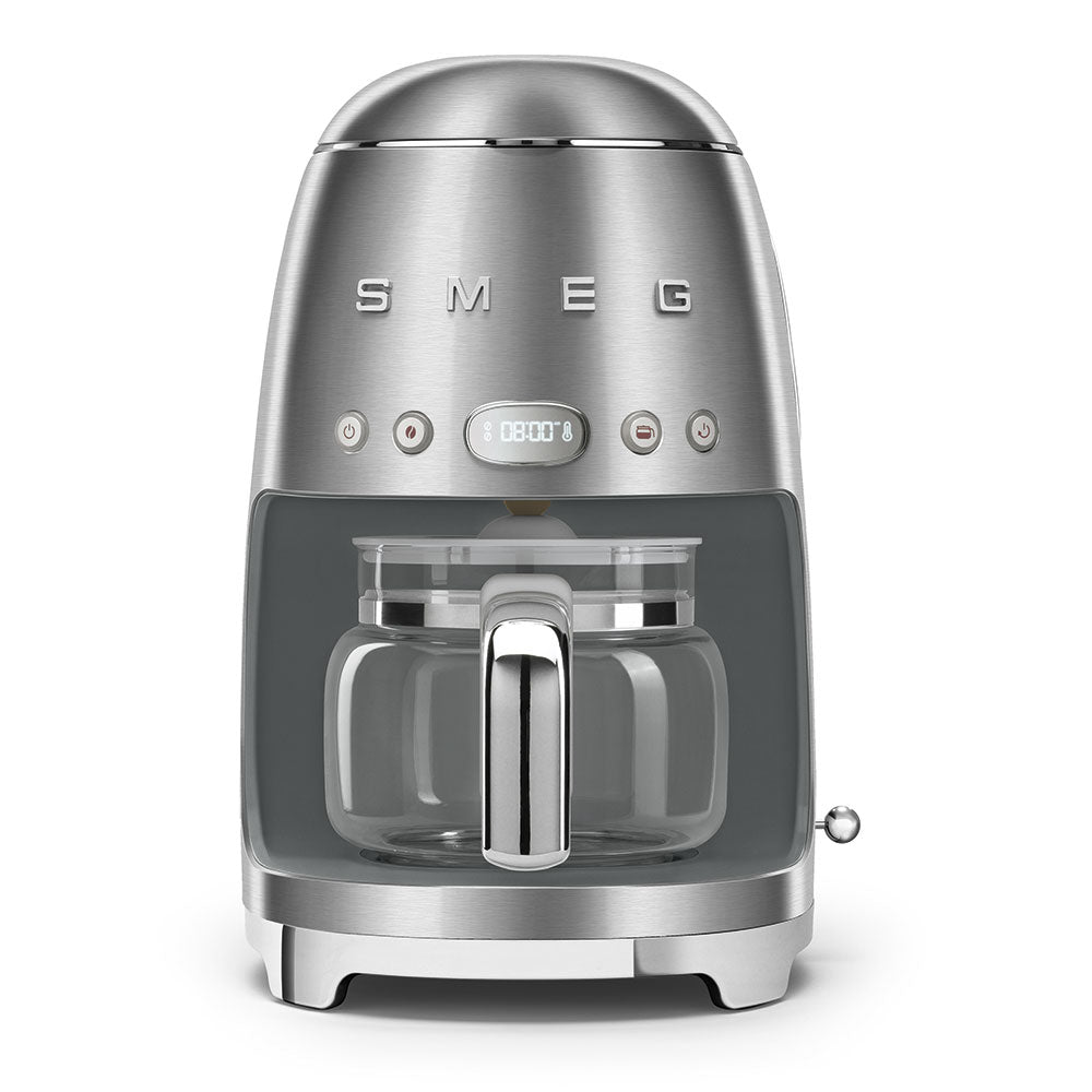 CAFETERA DE FILTRO SMEG 50'S RETRO STYLE CROMADA DCF02SSAR