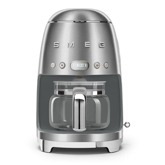 CAFETERA DE FILTRO SMEG 50'S RETRO STYLE CROMADA DCF02SSAR