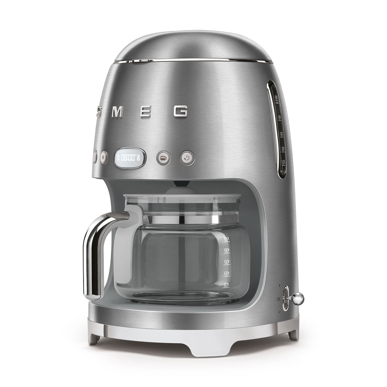CAFETERA DE FILTRO SMEG 50'S RETRO STYLE CROMADA DCF02SSAR