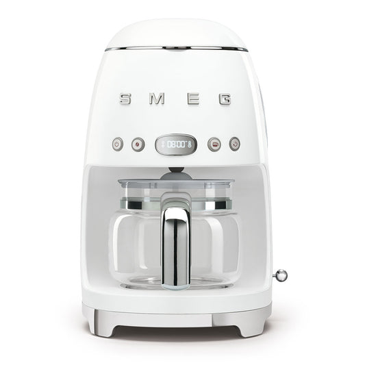 CAFETERA DE FILTRO SMEG 50'S RETRO STYLE BLANCA DCF02WHAR