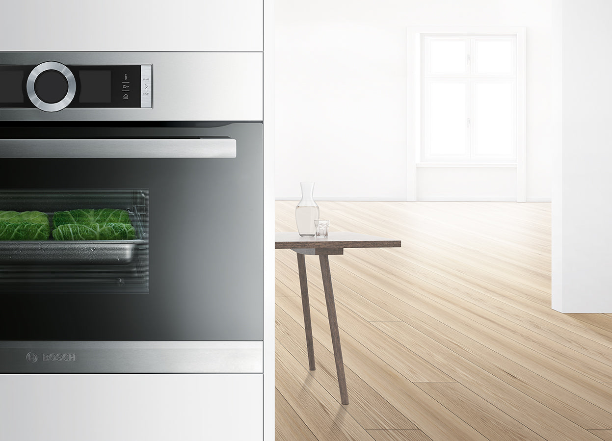 HORNO BOSCH ELÉCTRICO 60 CM CON FUNCIÓN VAPOR HRG635BS1
