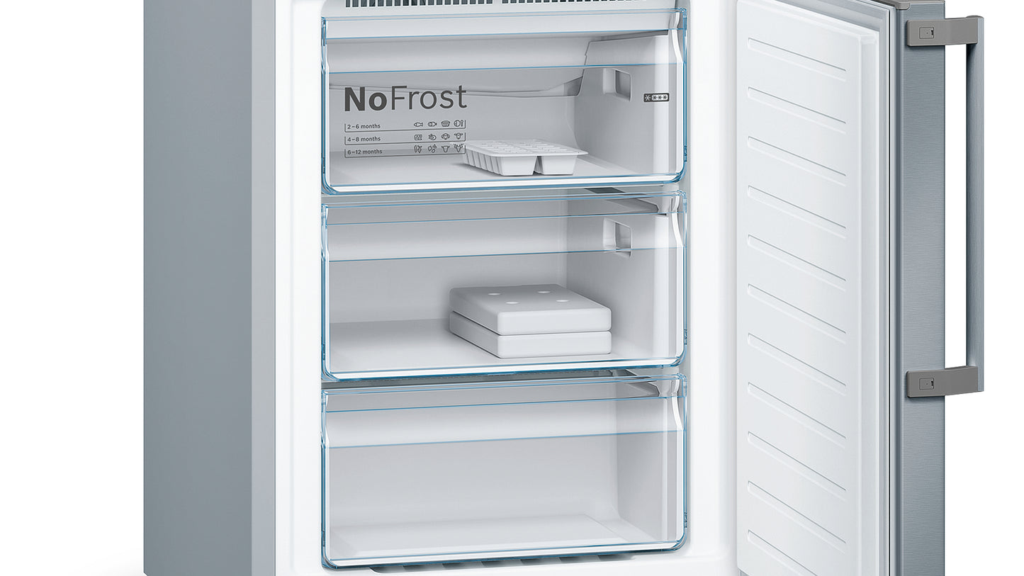 HELADERA BOSCH COMBI 400 LTS NO FROST A++ KGN39XIEP
