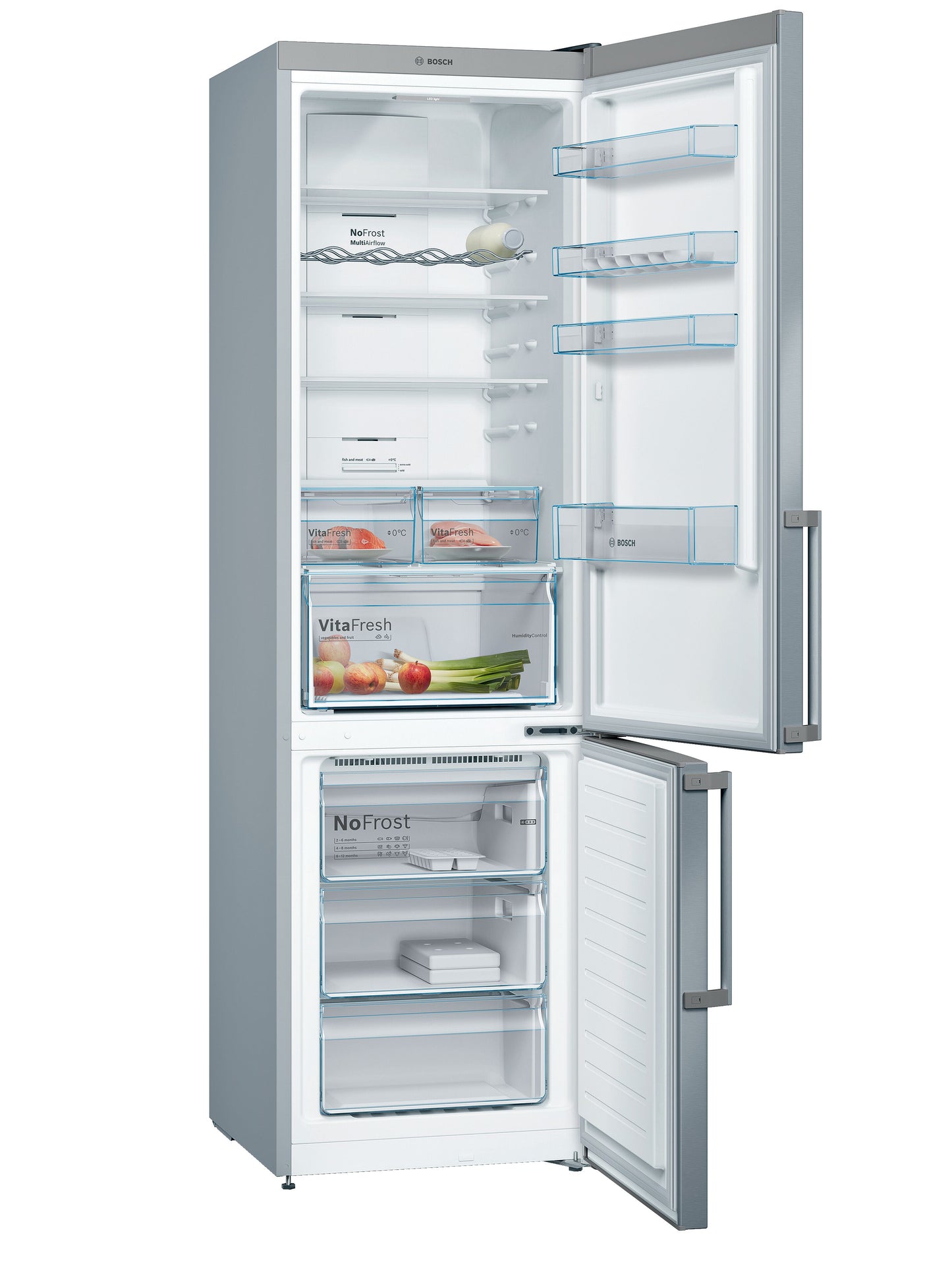HELADERA BOSCH COMBI 466 LTS NO FROST A++ KGN49XIEP