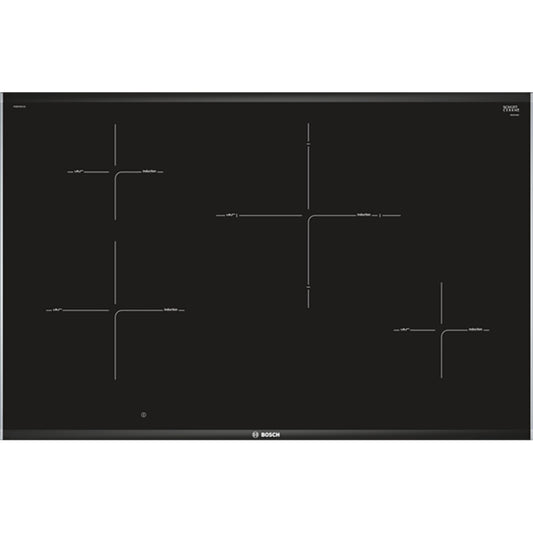ANAFE BOSCH INDUCCIÓN 80 CM 4 ZONAS PIE875DC1E
