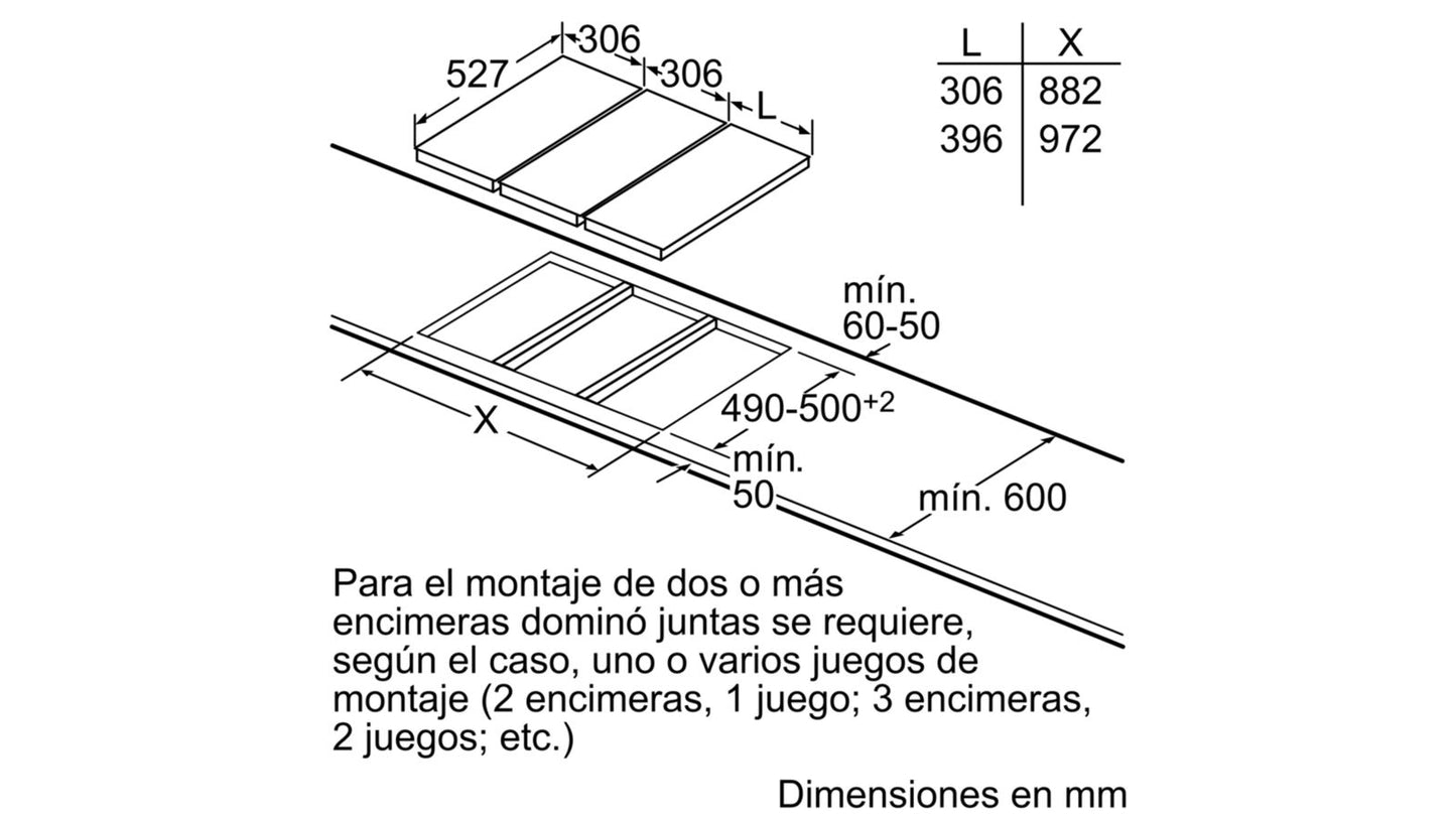 ANAFE BOSCH ELÉCTRICO 2 QUEMADORES  PKF375FP2E