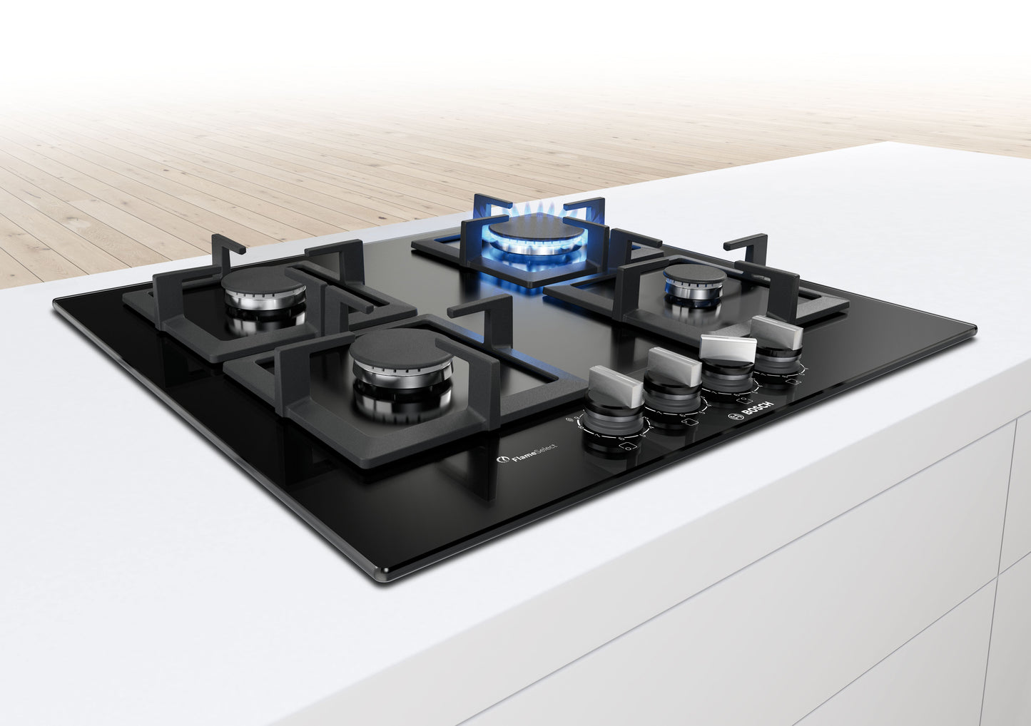 ANAFE BOSCH A GAS 4H BASE VIDRIO 60CM (6620)  PPP6A6B20