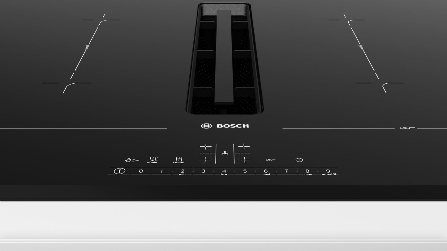 ANAFE BOSCH INDUCCION CON EXTRACTOR 70 CM PVQ731F25E