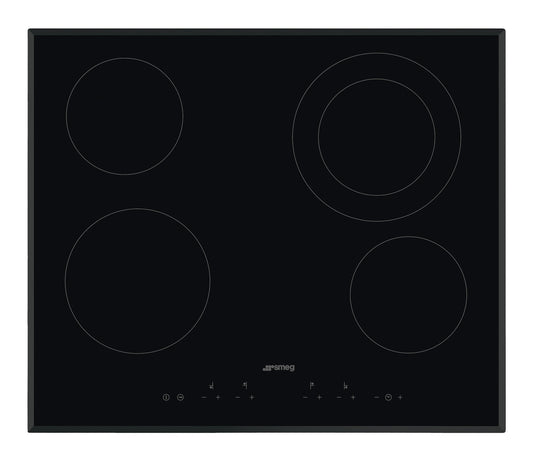 ANAFE SMEG VITRO 60 CM 4 ZONAS SE364ETBAR