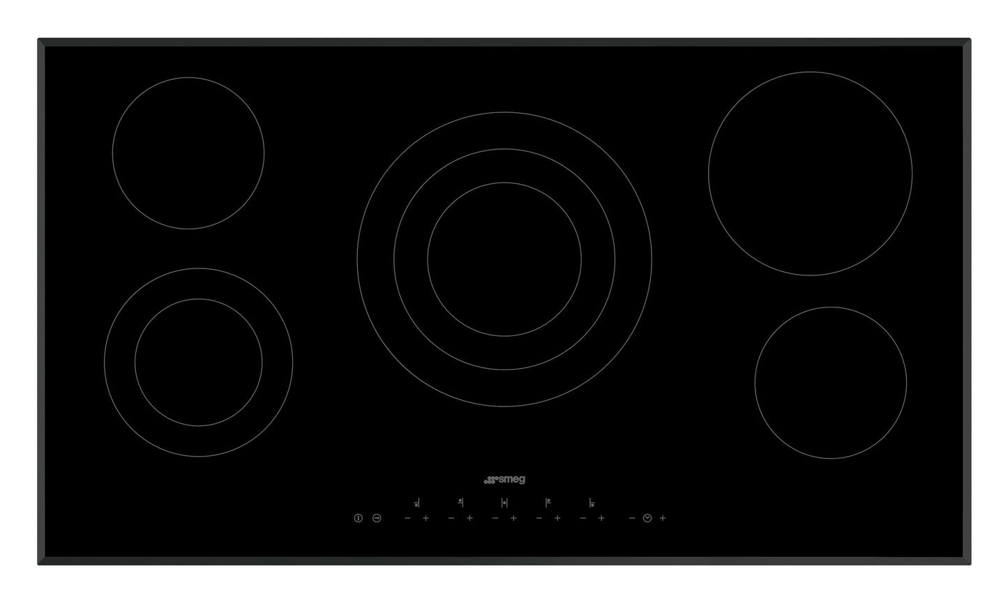 ANAFE SMEG VITRO 90 CM 5 ZONAS SE395ETBAR