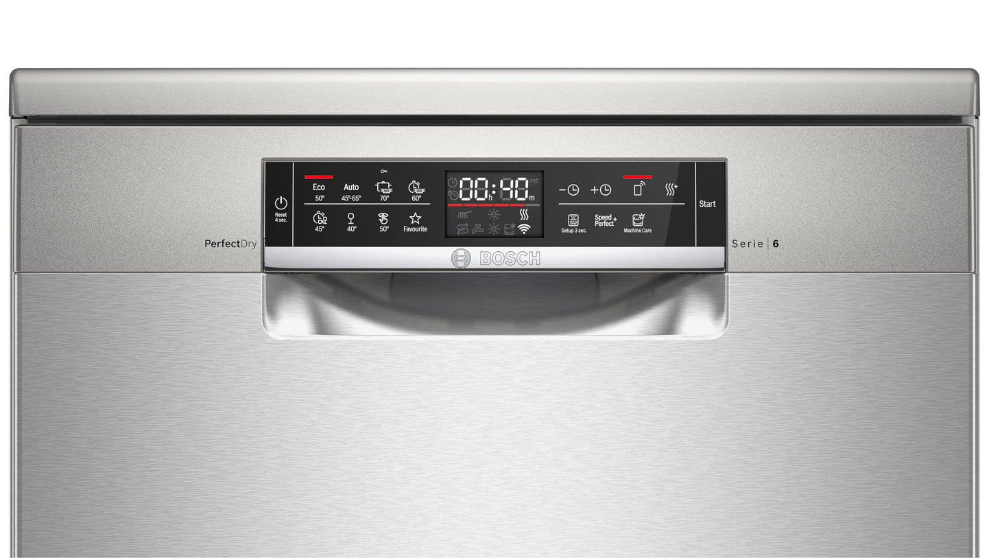 LAVAVAJILLAS BOSCH SERIE 6 60 INOX 14CUB (2398) SMS6ZCI42E