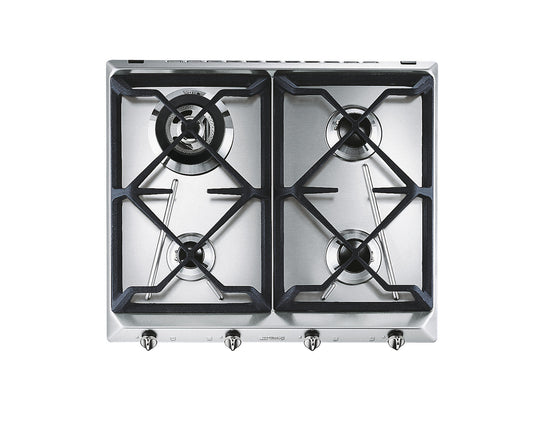ANAFE SMEG GAS 60 CM 4H SRV564GH3AR