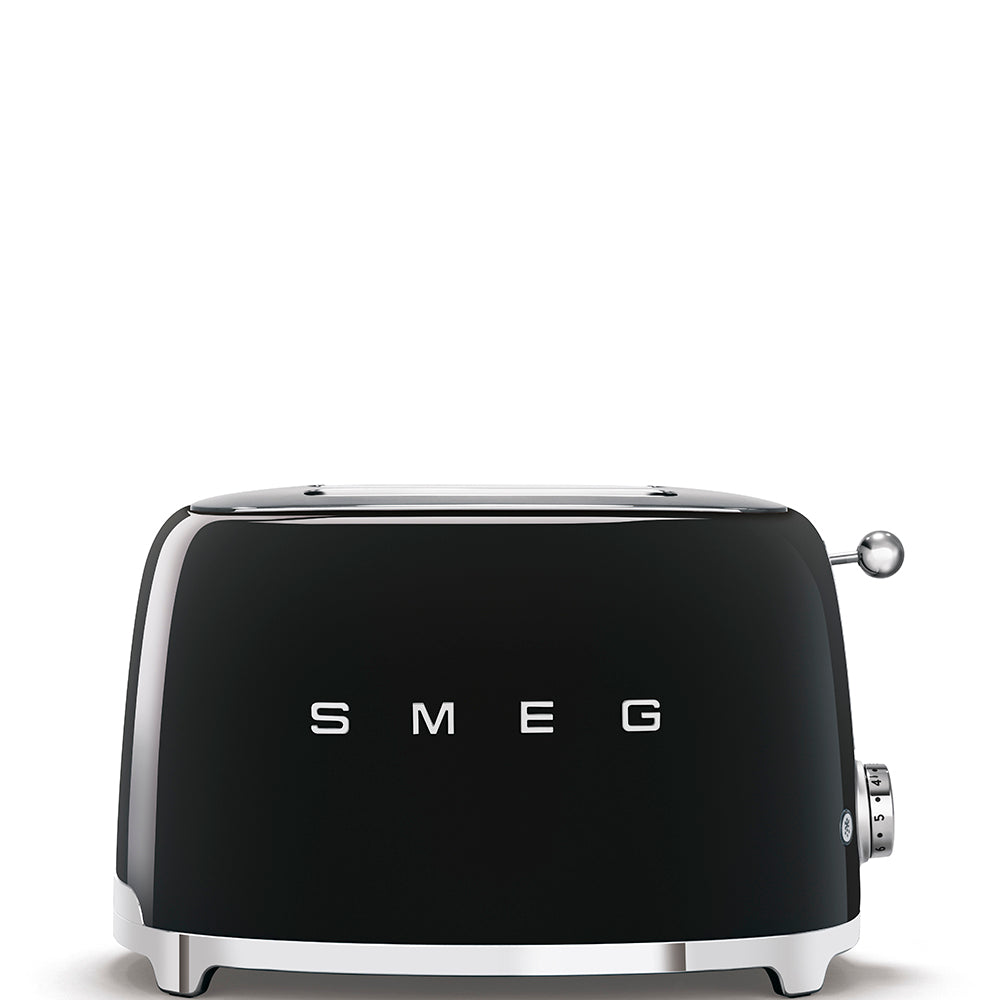 TOSTADORA SMEG 50´S RETRO STYLE 2R NEGRA TSF01BLAR