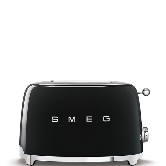 TOSTADORA SMEG 50´S RETRO STYLE 2R NEGRA TSF01BLAR