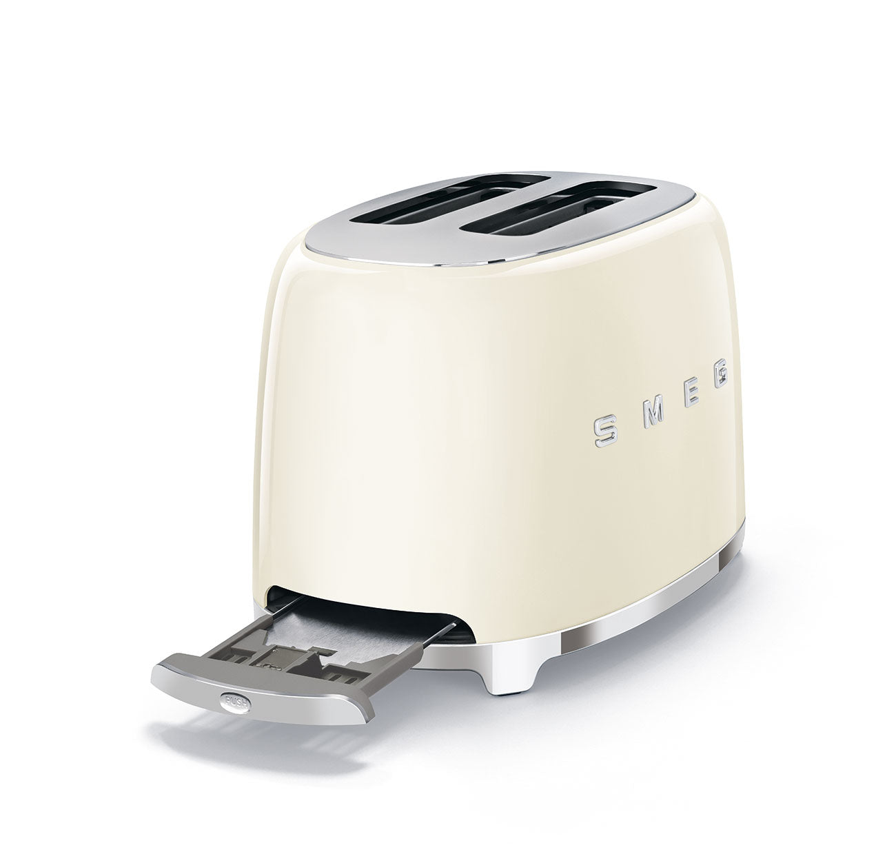 TOSTADORA SMEG 50´S RETRO STYLE 2R CREMA TSF01CRAR