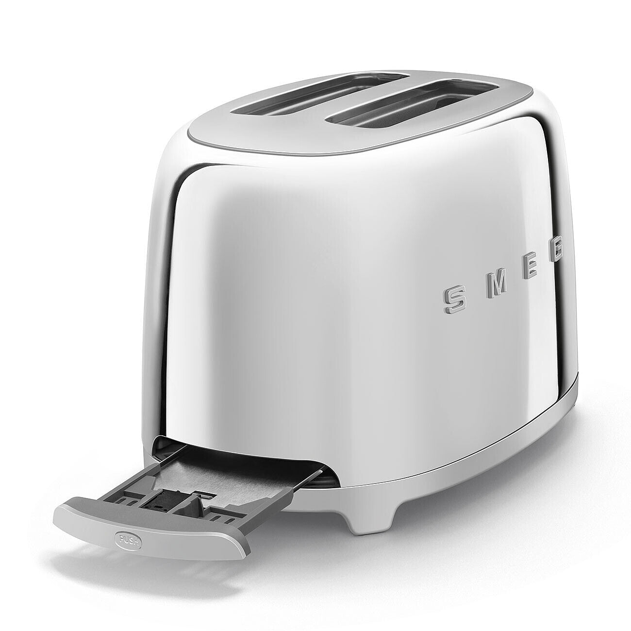 TOSTADORA SMEG 50'S RETRO STYLE 2R CROMADA TSF01SSAR