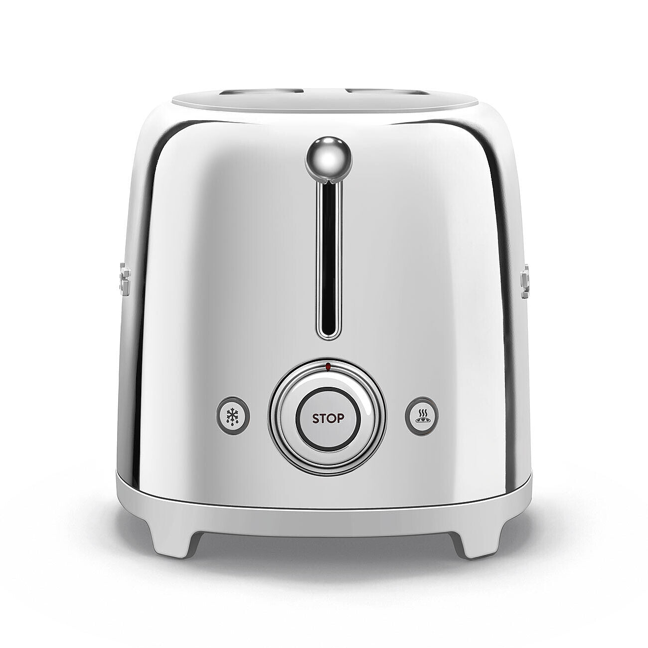 TOSTADORA SMEG 50'S RETRO STYLE 2R CROMADA TSF01SSAR
