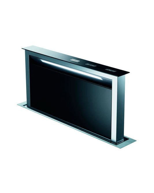 Campana FRANKE DOWN DRAFT 90cm para embutir en bajo mesada Acero y vidrio 1371-275