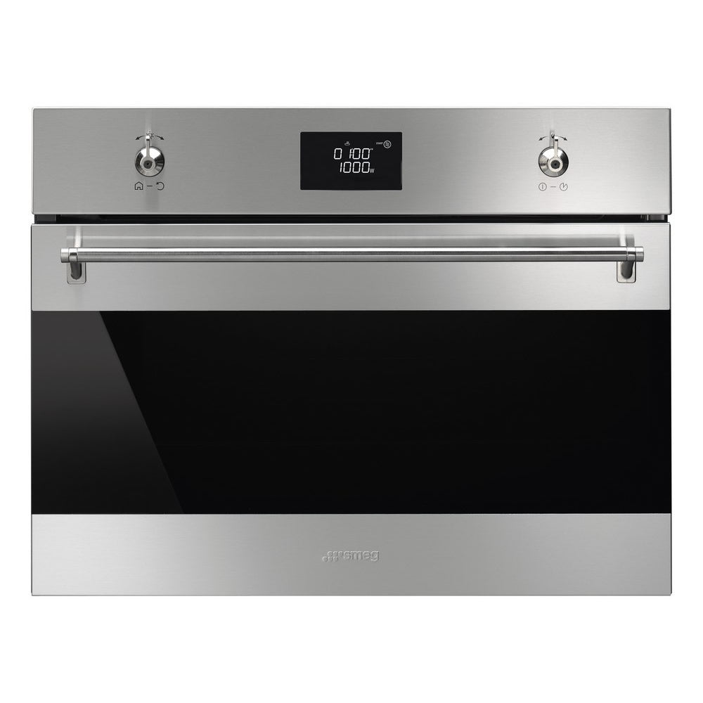 HORNO SMEG COMBINADO MICROONDAS 60CM SF4390MCXAR