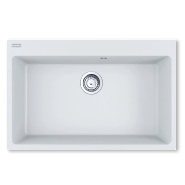 BACHA FRANKE PILETA FRAGRANITE CENTRO CNG 610/210-73 Blanco