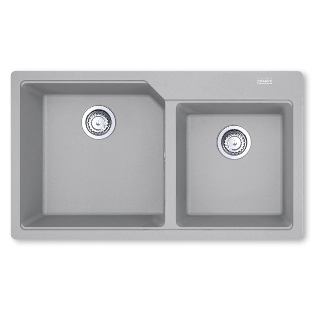 BACHA FRANKE URBAN FRAGRANITE DOBLE GRIS-ALUMINIO UBG-620-86