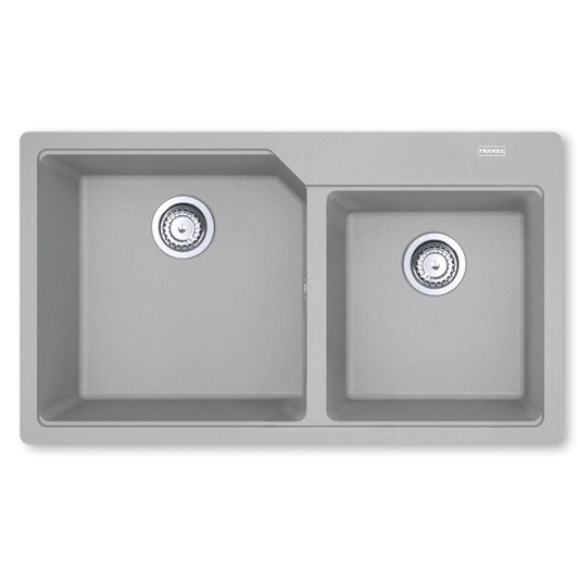 BACHA FRANKE URBAN FRAGRANITE DOBLE GRIS-ALUMINIO UBG-620-86